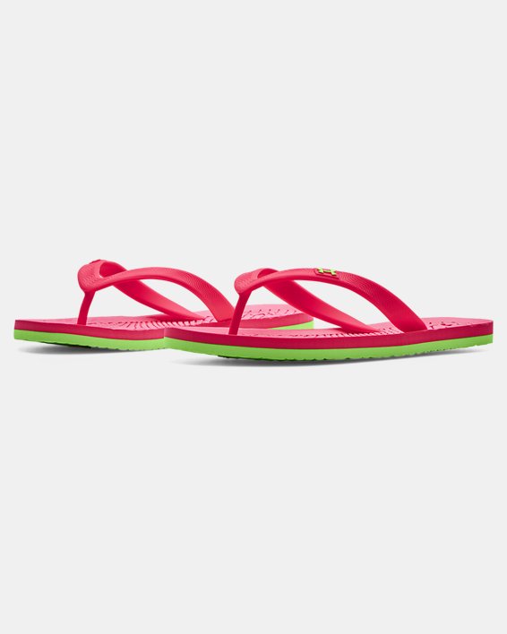 Girls' UA Atlantic Dune II Sandals, Pink, pdpMainDesktop image number 3